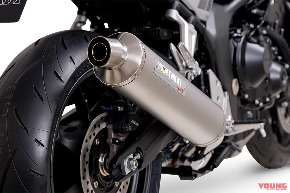 |【ホンダカスタム】CB1000Fの実用域トルクを強化して走りの余裕を引き出す。王道デザインのモリワキ製マフラーが登場