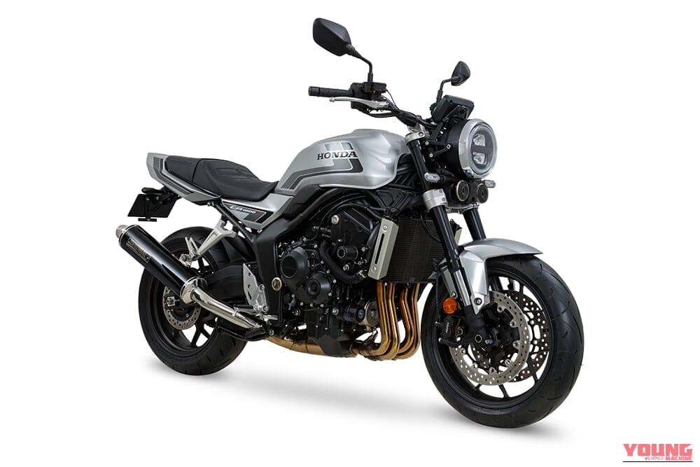 |【ホンダカスタム】CB1000Fの実用域トルクを強化して走りの余裕を引き出す。王道デザインのモリワキ製マフラーが登場