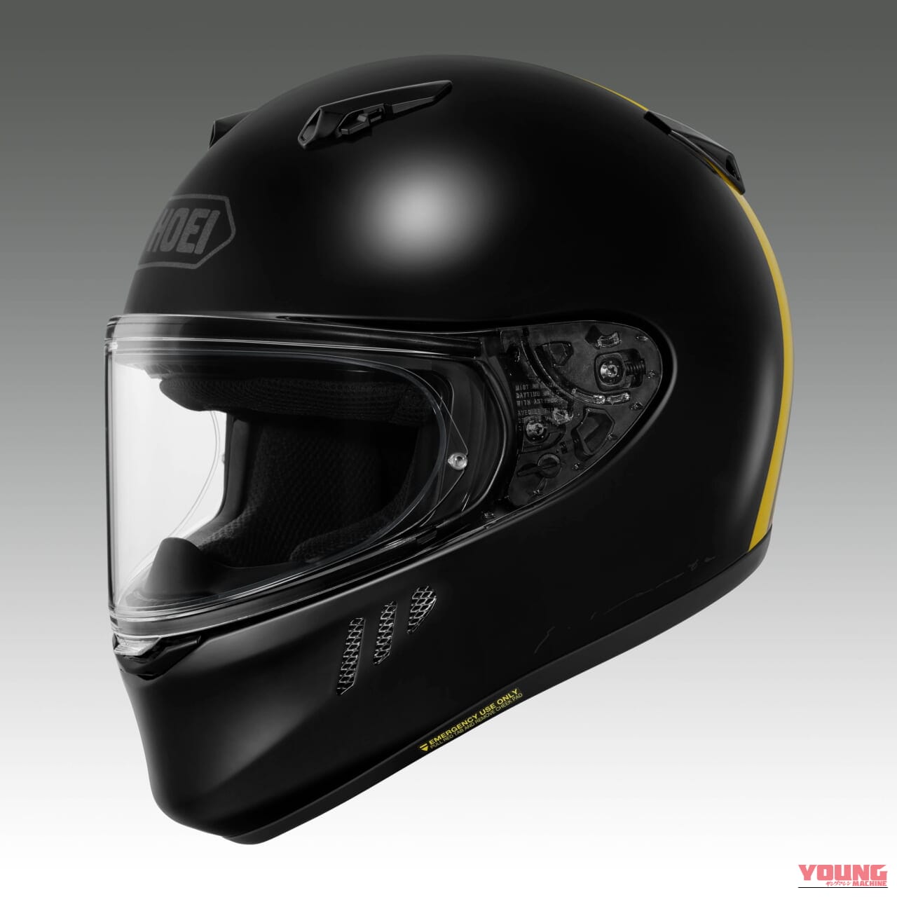 SHOEI WYVERN Ø CHOWSUKE MODEL|【受注期間限定】キリン、チョースケ、寺崎! SHOEI復刻フルフェイス「WYVERN Ø」に漫画『キリン』レプリカが登場