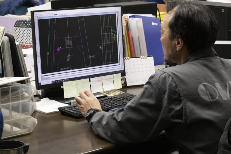 オーヴァー｜開発シーン｜CB1000F用カスタムパーツ開発スタート！話題の車両も「楽しく、カッコよく、そして安全に」東京モーターサイクルショーでお披露目