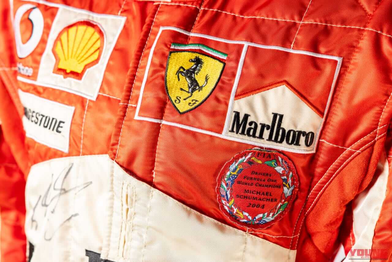|F1レーシングスーツの資産価値とは?マンセル、シューマッハの実使用品オークション相場を解説
