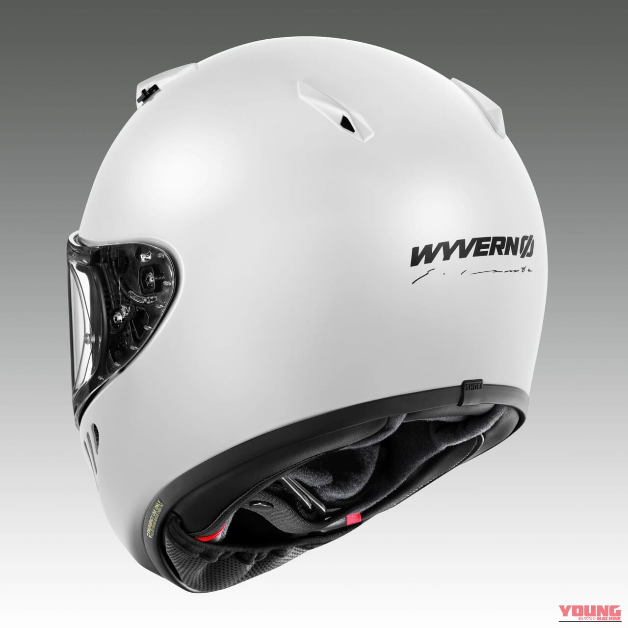 SHOEI WYVERN Ø KIRIN MODEL|【受注期間限定】キリン、チョースケ、寺崎! SHOEI復刻フルフェイス「WYVERN Ø」に漫画『キリン』レプリカが登場