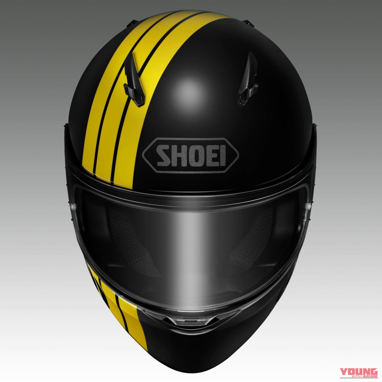 SHOEI WYVERN Ø CHOWSUKE MODEL｜【受注期間限定】キリン、チョースケ、寺崎！ SHOEI復刻フルフェイス「WYVERN Ø」に漫画『キリン』レプリカが登場