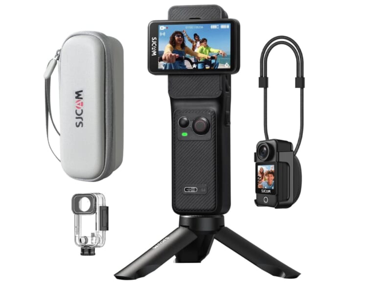 ヘルメットマウント時の画角調整が手元で完結。分離型コントローラー搭載の「SJCAM C400」がツーリング記録に最適でした