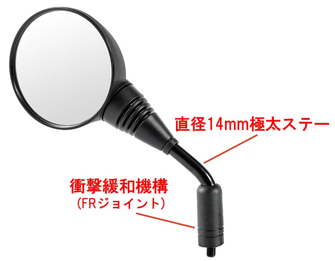 GSミラーEX｜【大鏡&極太ステー】タナックスから、制振性と後方視界を両立した『GSミラーEX』が登場！！