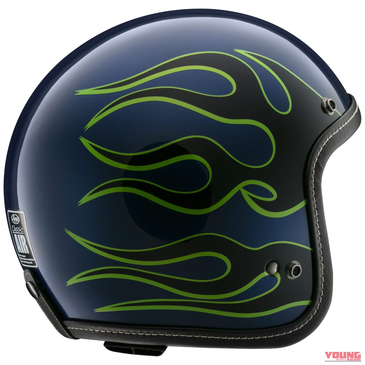 ｜安全性にもこだわったファイヤーパターンのオープンフェイス！ アライ「CLASSIC AIR CHOPPER」を4月下旬に発売