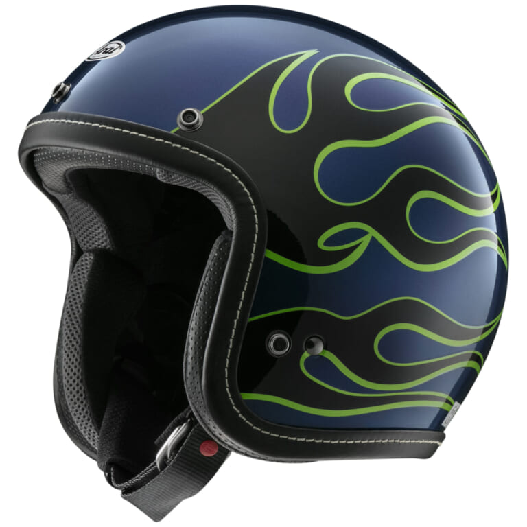Arai CLASSIC AIR CHOPPER｜安全性にもこだわったファイヤーパターンのオープンフェイス！ アライ「CLASSIC AIR CHOPPER」を4月下旬に発売