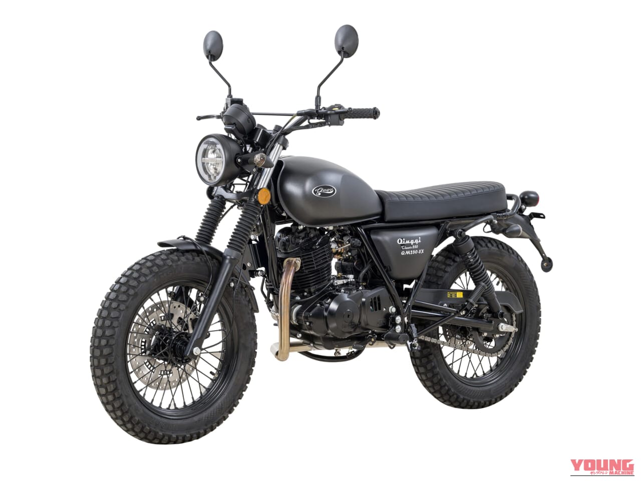 QINGQI CLASSIC 250/BIGFOOT 250 Scrambler｜重いバイクはもう疲れた…そんなあなたへ！装備充実で150kg前後の軽量レトロ250cc2種が日本上陸
