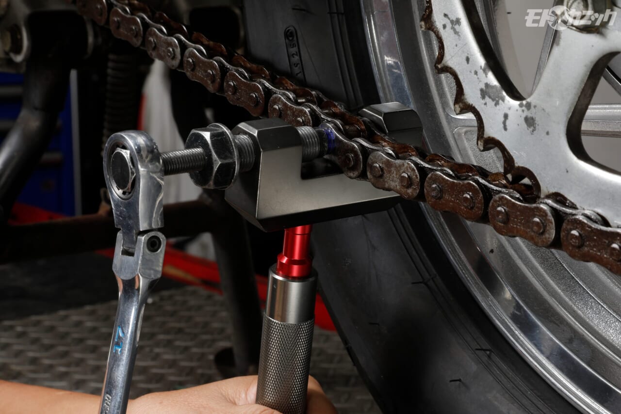 ｜[GSX1100S刀の駆動を軽やかに]太い630→現代的530サイズへとコンバート。軽いドライブ系部品が生み出す軽快な走りに注目!!