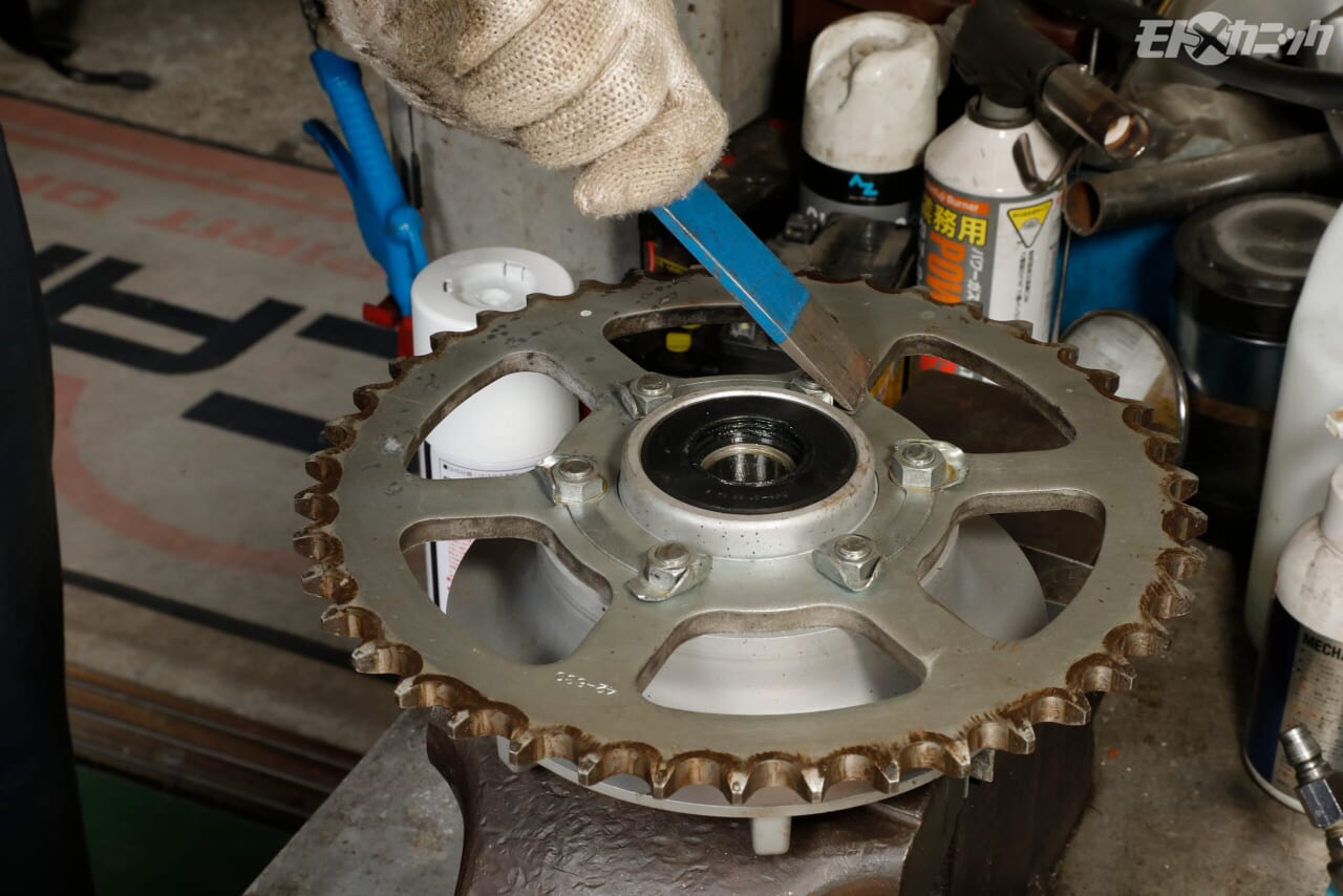 ｜[GSX1100S刀の駆動を軽やかに]太い630→現代的530サイズへとコンバート。軽いドライブ系部品が生み出す軽快な走りに注目!!