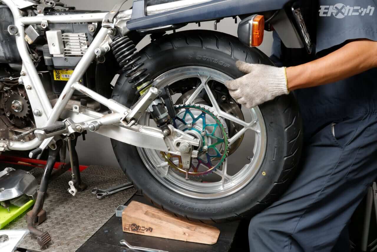 ｜[GSX1100S刀の駆動を軽やかに]太い630→現代的530サイズへとコンバート。軽いドライブ系部品が生み出す軽快な走りに注目!!