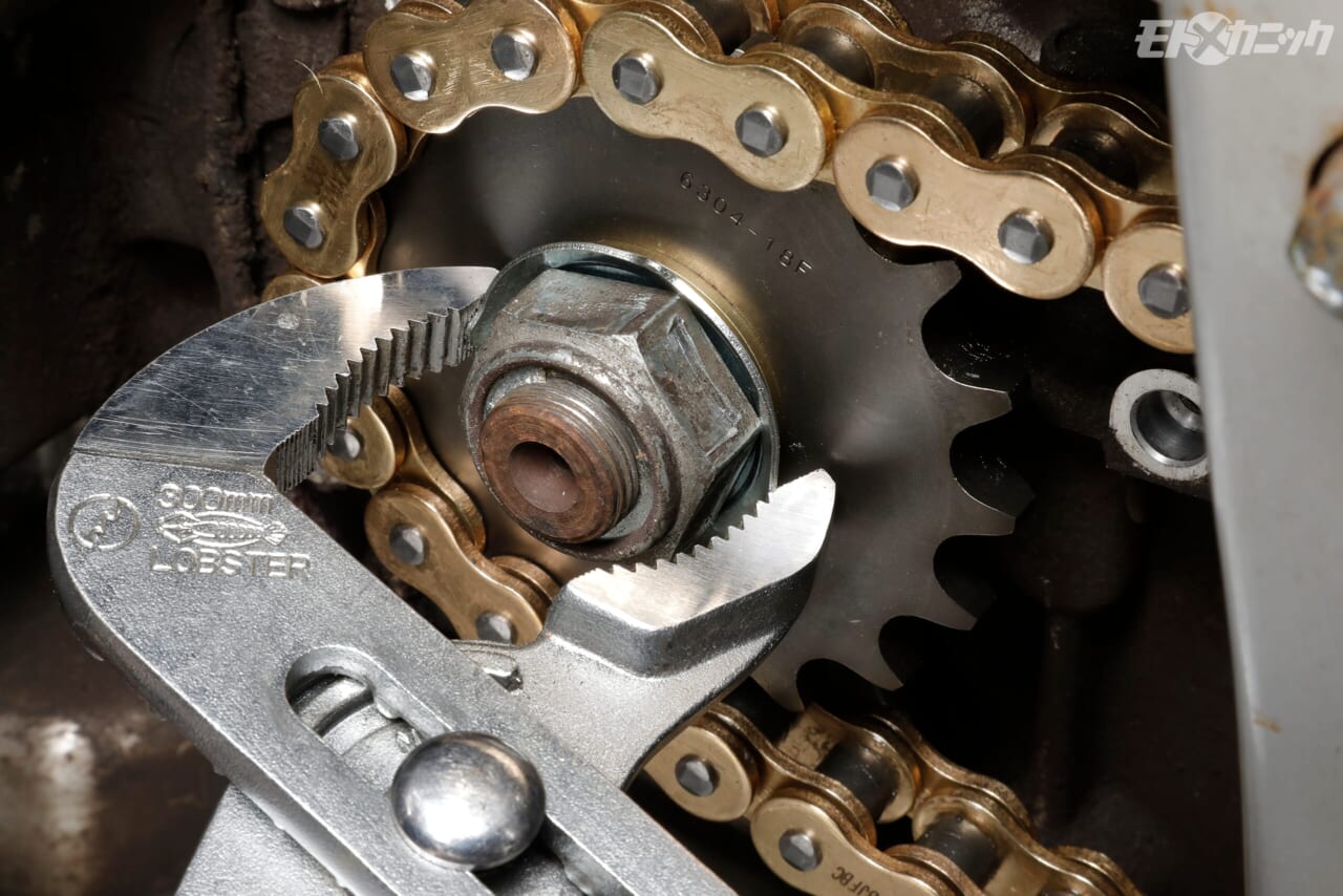 ｜[GSX1100S刀の駆動を軽やかに]太い630→現代的530サイズへとコンバート。軽いドライブ系部品が生み出す軽快な走りに注目!!