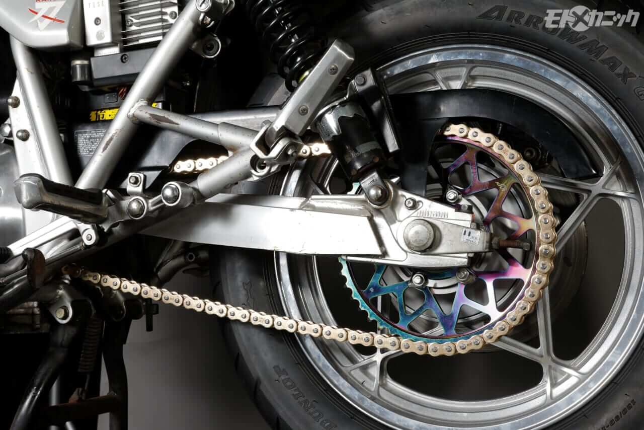 ｜[GSX1100S刀の駆動を軽やかに]太い630→現代的530サイズへとコンバート。軽いドライブ系部品が生み出す軽快な走りに注目!!