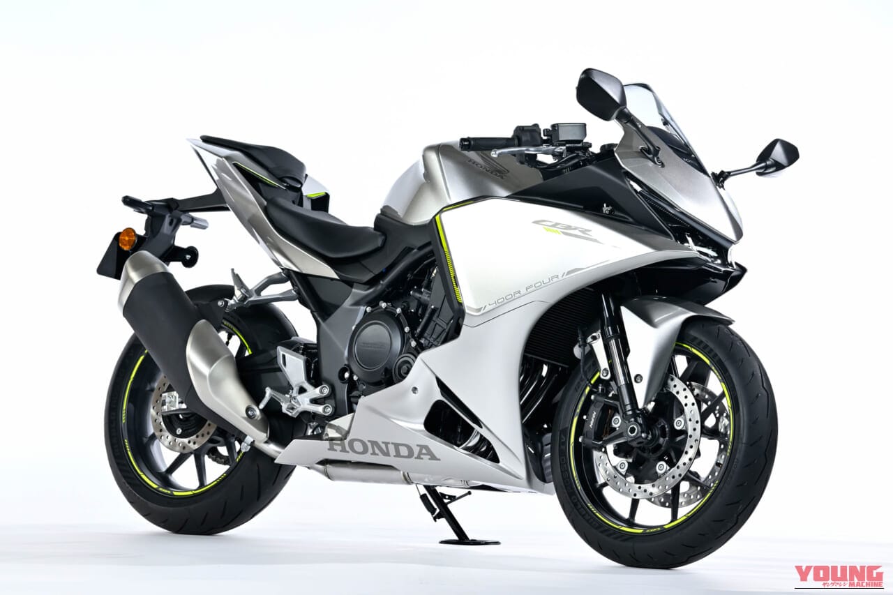 ホンダ｜CBR400R FOUR E-Clutch Concept｜ホンダの4気筒400ccフルカウルスポーツが30年ぶりに復活へ!! 新型「CBR400R FOUR」がコンセプトモデルとしてついに大阪MCショーでアンベール