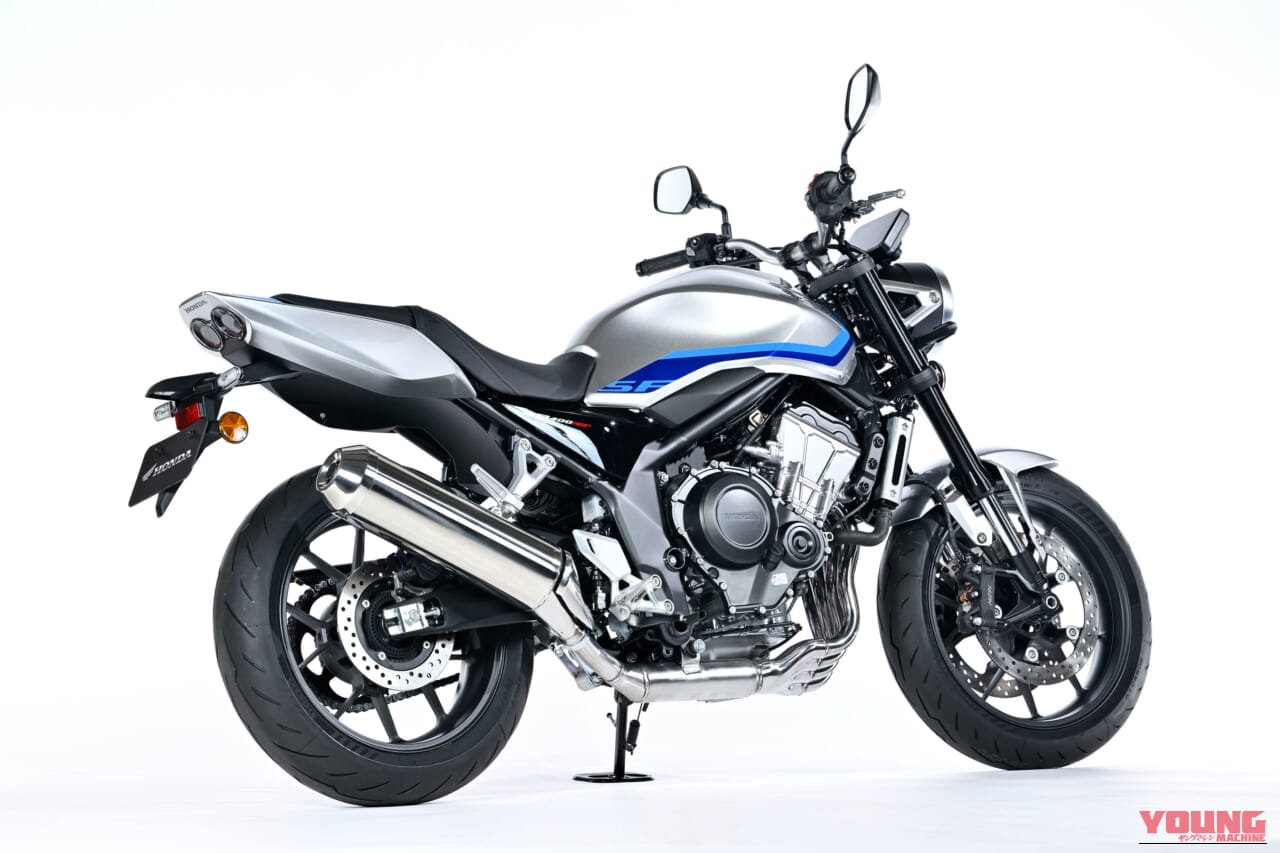 |【世界初公開】ホンダ新型「CB400スーパーフォア Eクラッチ “コンセプト”」大阪モーターサイクルショーで実車公開