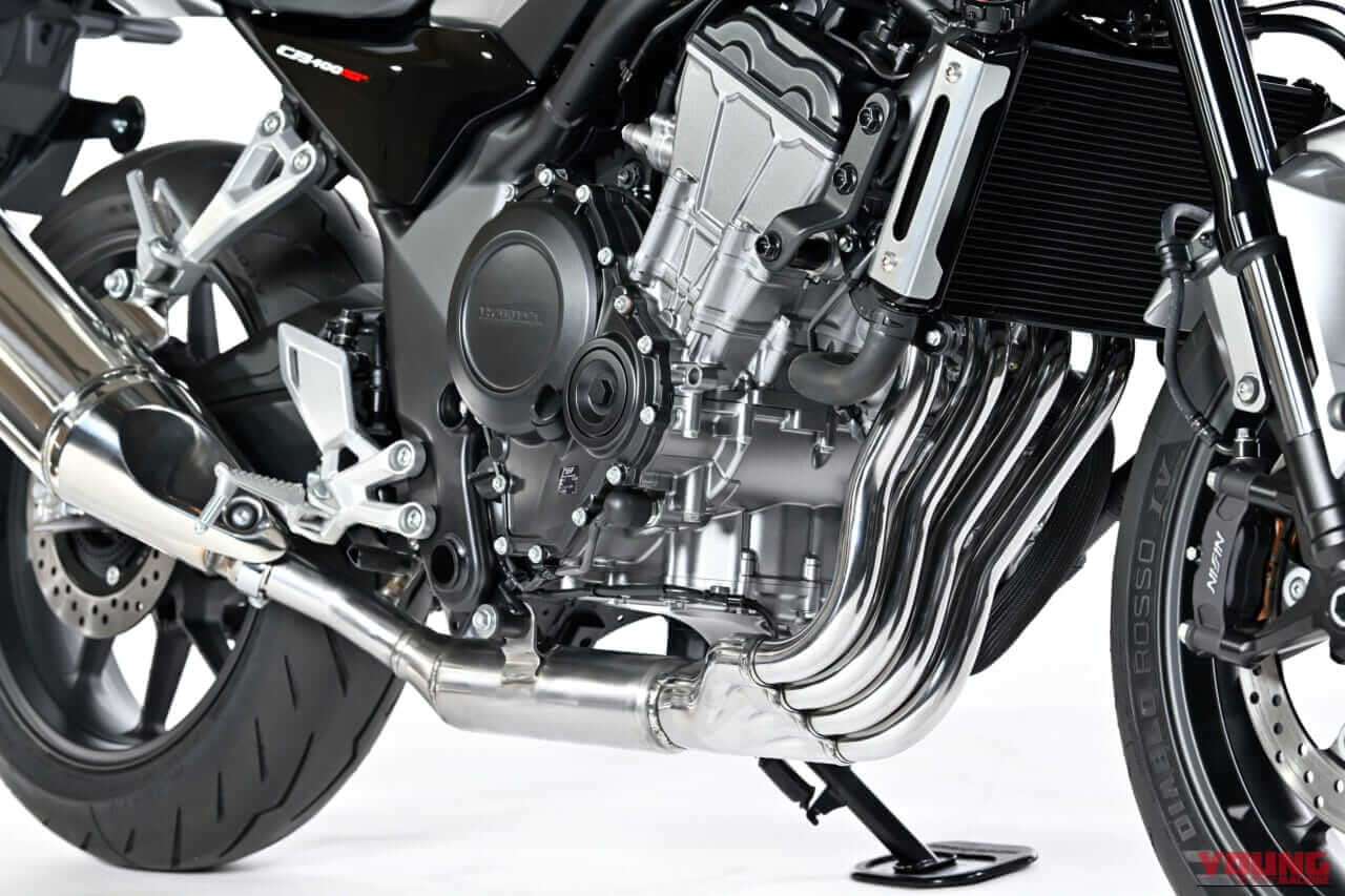 ｜【世界初公開】ホンダ新型「CB400スーパーフォア Eクラッチ “コンセプト”」大阪モーターサイクルショーで実車公開
