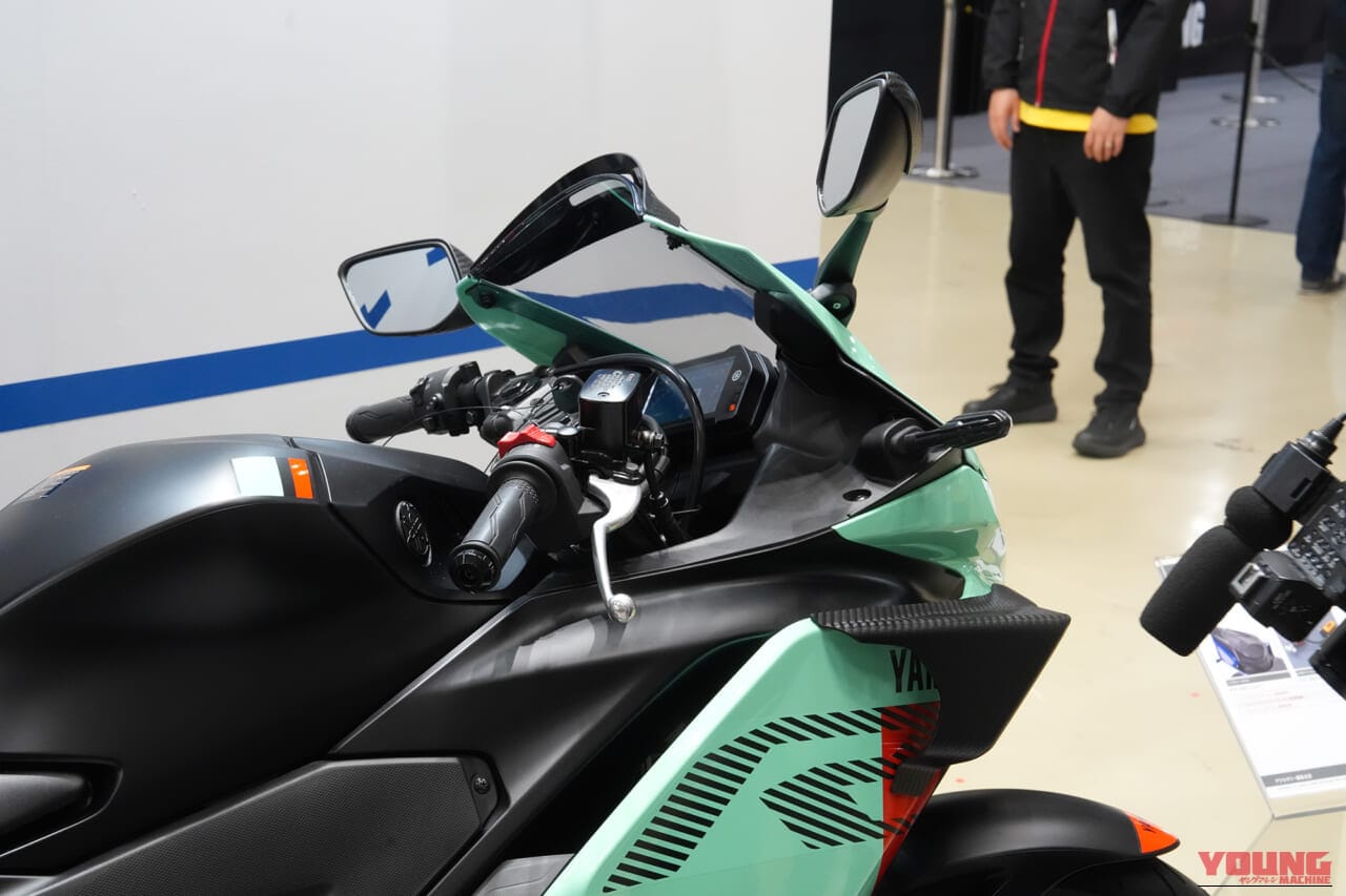 ニューカラー追加のYZF−R3に今夏リリース予定のスポーツスクーターAEROX! ヤマハの注目モデル集合【東京モーターサイクルショー振り返り】