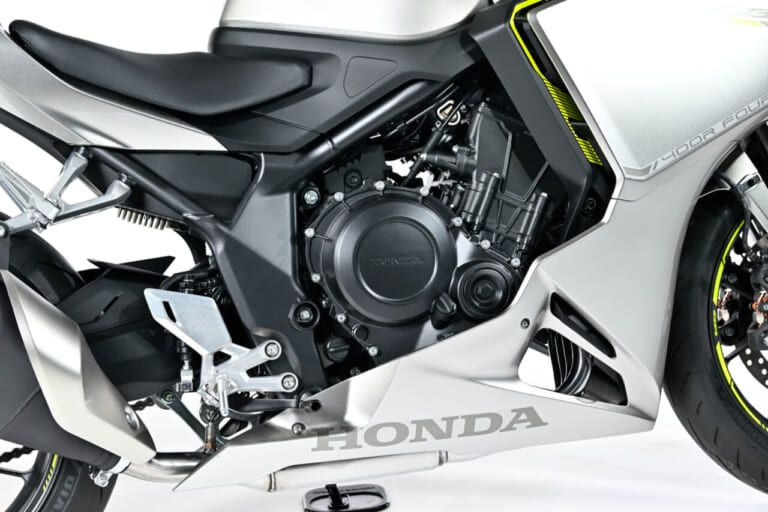 ホンダ｜CBR400R FOUR E-Clutch Concept｜ホンダの4気筒400ccフルカウルスポーツが30年ぶりに復活へ!! 新型「CBR400R FOUR」がコンセプトモデルとしてついに大阪MCショーでアンベール