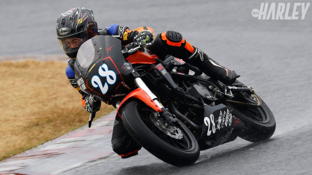 ハーレーX350が雨のレースを制し2連覇! MCFAJクラブマンロードレース2025最終戦を振り返る