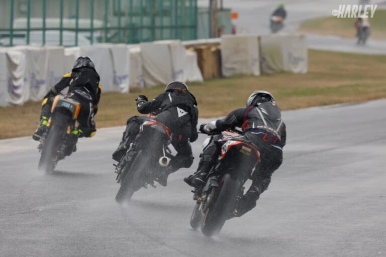 ハーレーダビッドソン｜X350｜レース｜ハーレーX350が雨のレースを制し2連覇! MCFAJクラブマンロードレース2025最終戦を振り返る