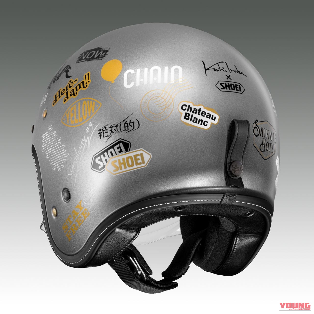 SHOEI J・O+ Koshi Inaba|【受注期間限定】B’zの名曲タイトルを身にまとえ! SHOEIがコラボモデル『J・O+ Koshi Inaba』を9月発売