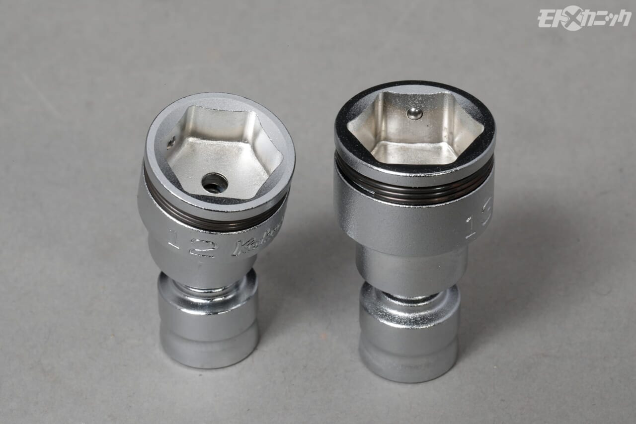 コーケン｜ソケット｜［届かないを解決する工具］ちょっと逃げれば窮状を脱出できることもある。コーケンは曲がる、首振り工具が充実