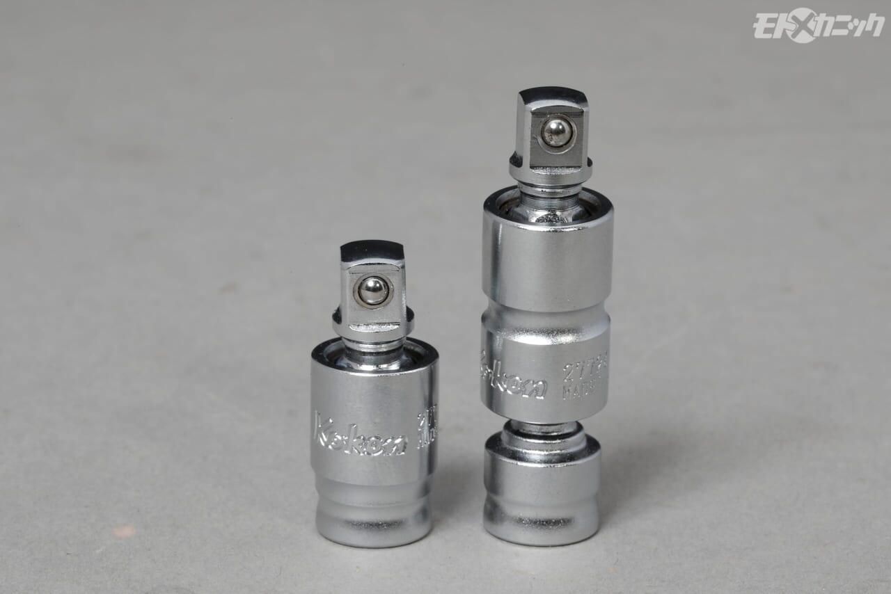 コーケン｜ユニバーサルジョイント｜［届かないを解決する工具］ちょっと逃げれば窮状を脱出できることもある。コーケンは曲がる、首振り工具が充実