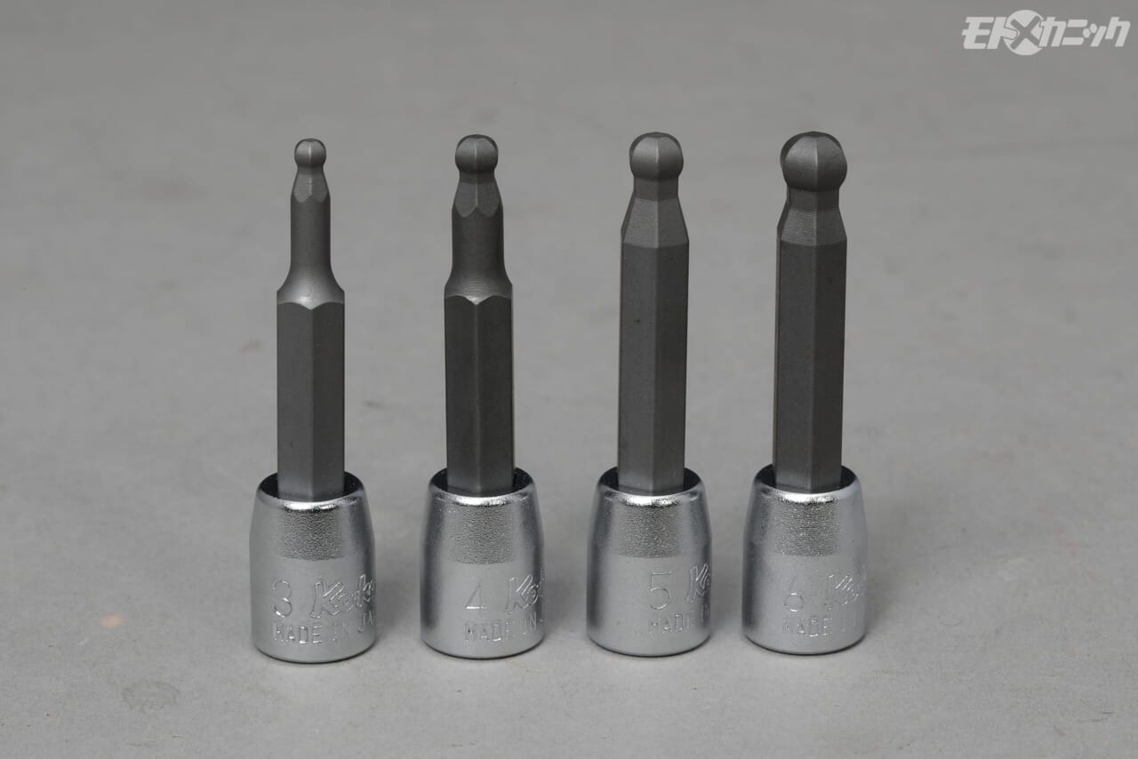 コーケン｜ヘックスビットソケット｜［届かないを解決する工具］ちょっと逃げれば窮状を脱出できることもある。コーケンは曲がる、首振り工具が充実