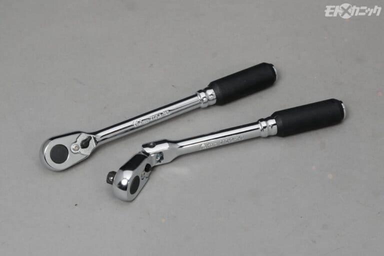 コーケン｜ラチェット｜［届かないを解決する工具］ちょっと逃げれば窮状を脱出できることもある。コーケンは曲がる、首振り工具が充実