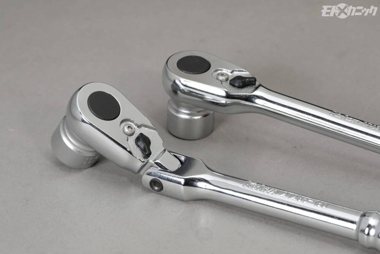 ｜［届かないを解決する工具］ちょっと逃げれば窮状を脱出できることもある。コーケンは曲がる、首振り工具が充実