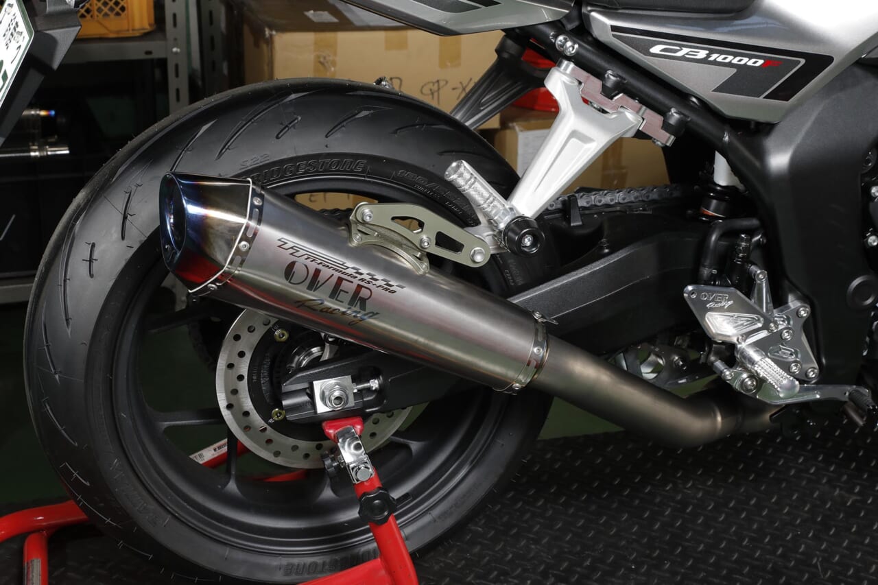 CB1000F|オーヴァー|マフラー|【東京モーターサイクルショーにてその目で確かめよう】OVERのCB1000F用カスタムパーツ開発速報!【西4-13】
