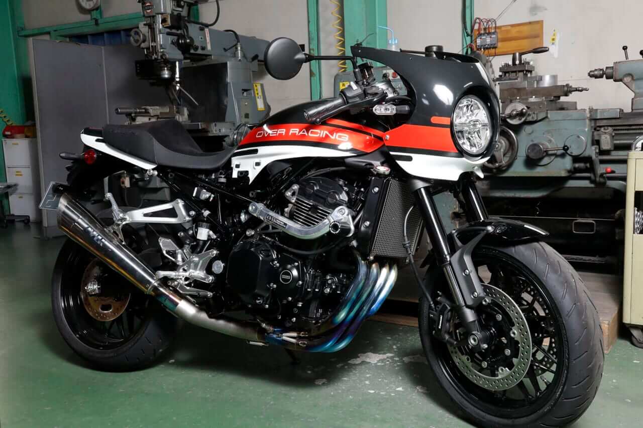 Z900RS|オーヴァー|カスタム|【東京モーターサイクルショーにてその目で確かめよう】OVERのCB1000F用カスタムパーツ開発速報!【西4-13】