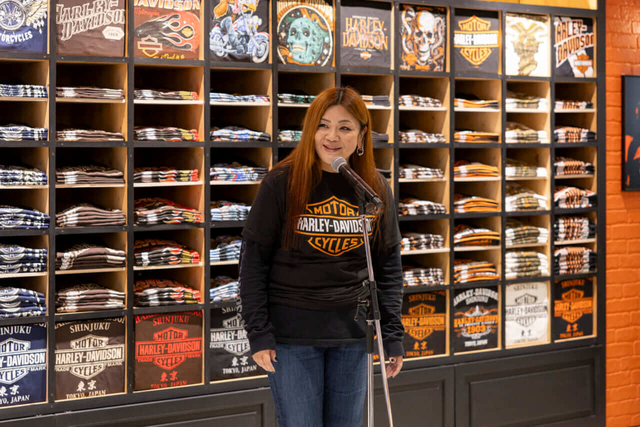 ハーレーダビッドソンSTYLE新宿の宋浩子店長｜新宿にハーレー新拠点誕生! Da-iCE 花村想太の2L超えブレイクアウト、センス光る超弩級カスタムに驚愕!!