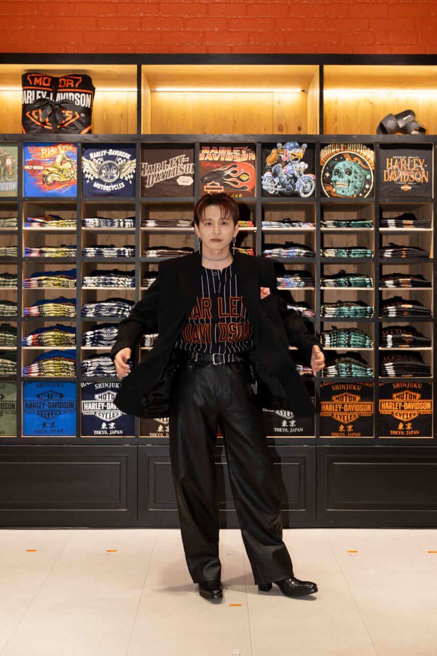 こんなハーレー乗りに憧れる!　ハーレーダビッドソンSTYLE新宿の取材会に登壇した花村想太さん。｜新宿にハーレー新拠点誕生! Da-iCE 花村想太の2L超えブレイクアウト、センス光る超弩級カスタムに驚愕!!