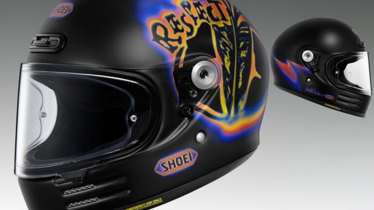 【受注期間限定】B’z 稲葉浩志とSHOEIのコラボモデルは『Respect』の文字も描かれる「Glamster Koshi Inaba」（2ページ目）