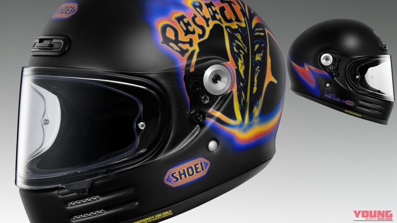 【受注期間限定】B’z 稲葉浩志とSHOEIのコラボモデルは『Respect』の文字も描かれる「Glamster Koshi Inaba」