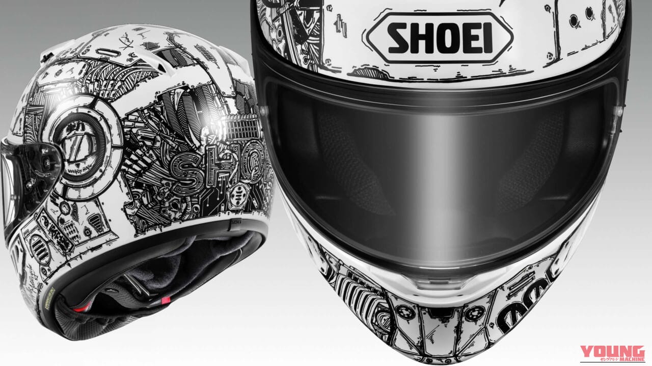 【受注期間限定】SHOEI「WYVERN Ø」に世界的デザイナー・Kiichiコラボの異色グラフィック『ZERO CODE』誕生