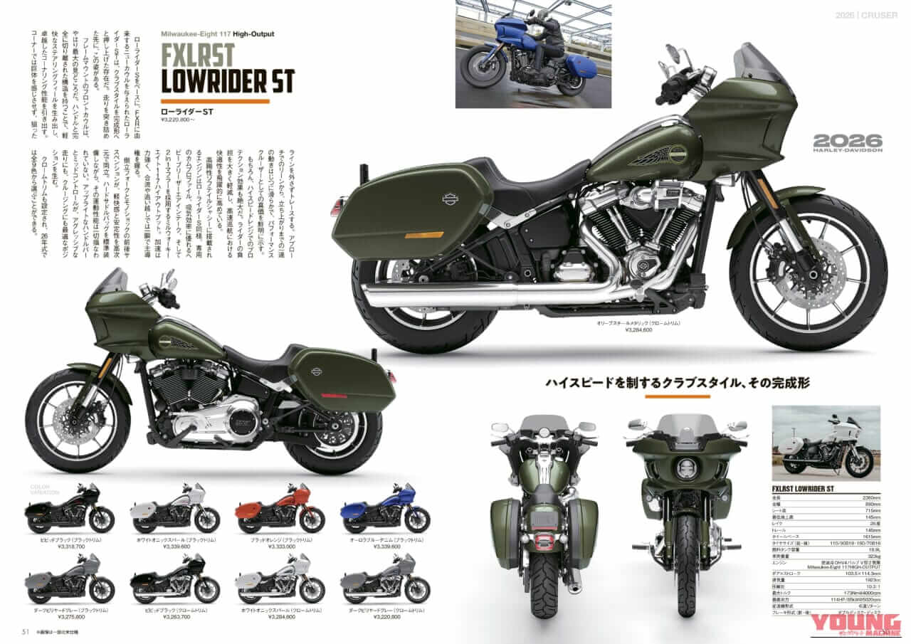 |【ハーレーの“今”を一冊に凝縮】’26年モデル全機種全色網羅の完全保存版『ウィズハーレー』最新号3/27発売!