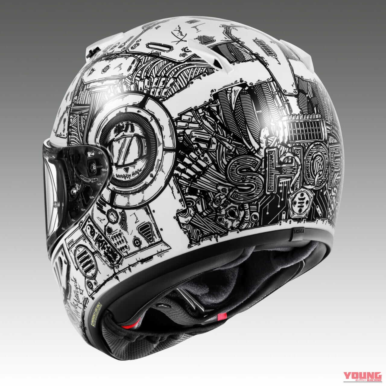 SHOEI WYVERN Ø ZERO CODE｜【受注期間限定】SHOEI「WYVERN Ø」に世界的デザイナー・Kiichiコラボの異色グラフィック『ZERO CODE』誕生