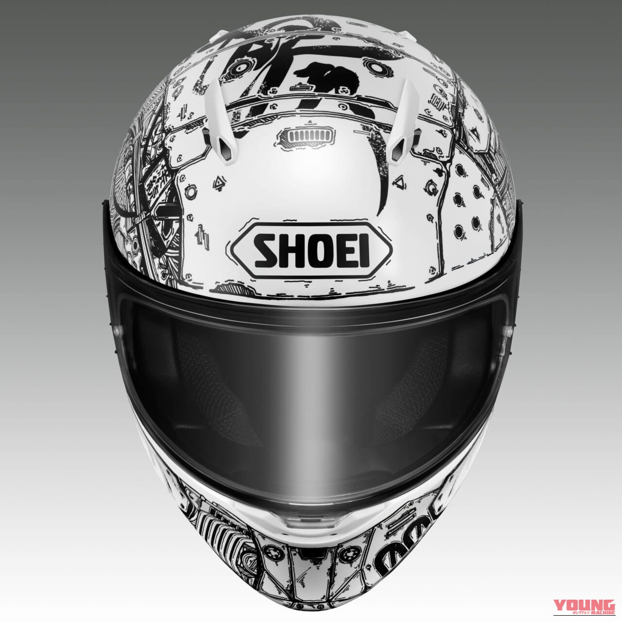 SHOEI WYVERN Ø ZERO CODE｜【受注期間限定】SHOEI「WYVERN Ø」に世界的デザイナー・Kiichiコラボの異色グラフィック『ZERO CODE』誕生