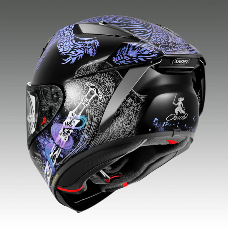 SHOEI X-Fifteen OROCHI｜SHOEIより最高峰フルフェイス「X-Fifteen」に日本神話・ヤマタノオロチを描いた美麗グラフィック『OROCHI』が登場！
