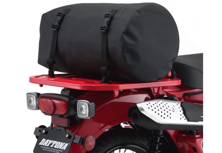 シートバッグの固定ベルト、紛失や劣化に備えて手元に置いておきたいデイトナの補修パーツ