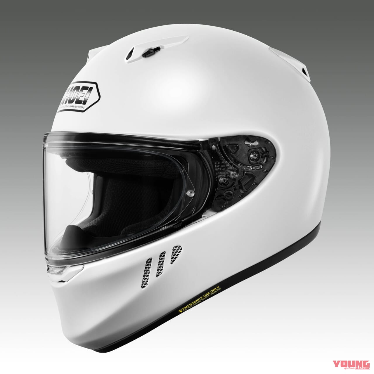 SHOEI WYVERN Ø KIRIN MODEL｜【受注期間限定】キリン、チョースケ、寺崎！ SHOEI復刻フルフェイス「WYVERN Ø」に漫画『キリン』レプリカが登場