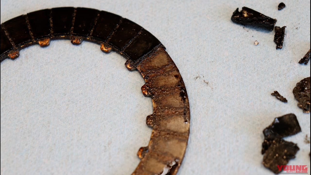 【注意喚起】放置旧車なら絶対交換!  クラッチのフリクションディスクは劣化するとどんでもないことになります｜【注意喚起】放置旧車なら絶対交換!  クラッチのフリクションディスクは劣化するとどんでもないことになります