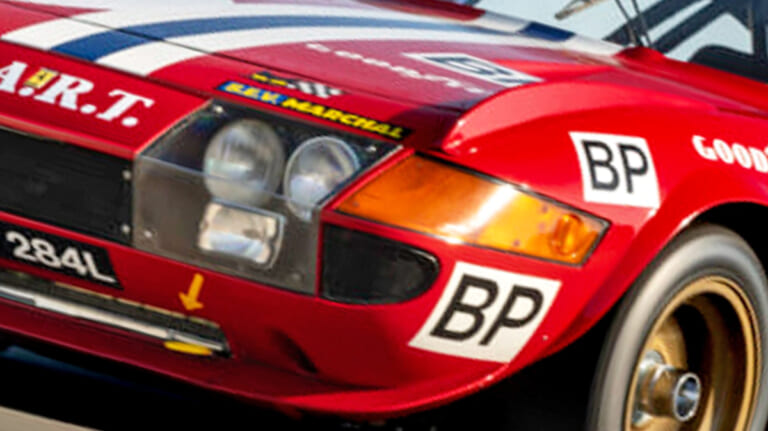 「もう二度と現れないだろう…」獰猛な見た目のレーシングカー、実はフェラーリファクトリー製。V12のFRマシンはオークションの指し値が軽く10億超え！