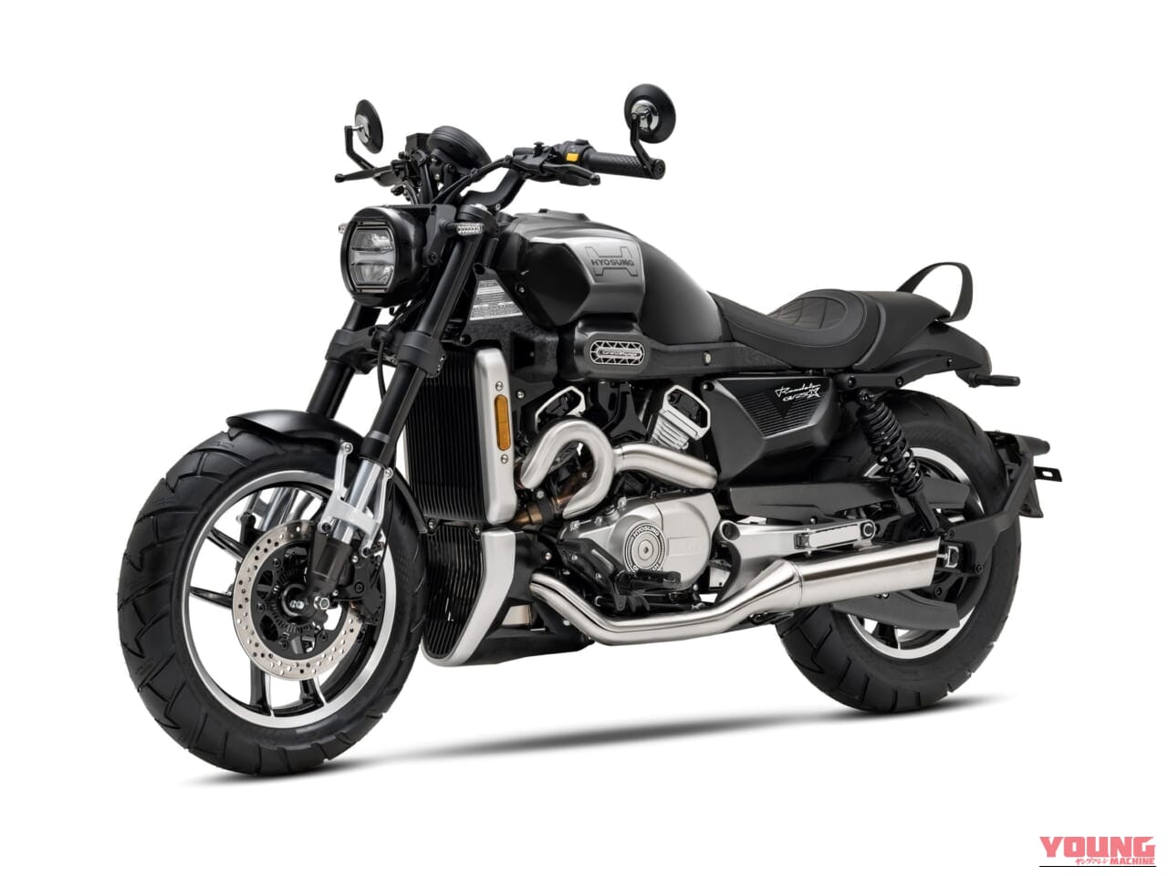 Hyosung GV250X Roadster|250ccクラスに革命を起こすVツイン×ベルトドライブ。維持費の悩みも吹き飛ぶ新型クルーザー「GV250X」登場