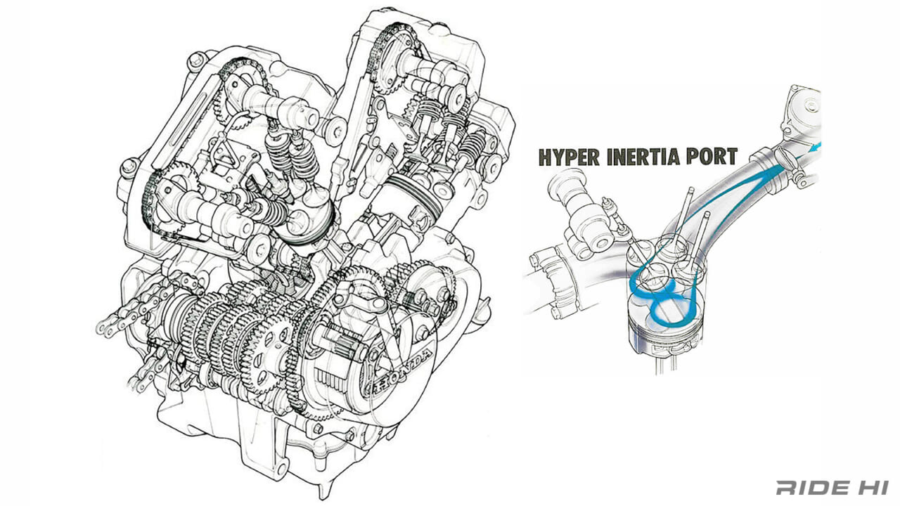 ｜「アイルトン・セナがカタログに登場してた」ホンダ「SPADA」はスチールパイプより3kgも軽い高度なアルミ中空フレームでVT250Fからイメージ刷新！