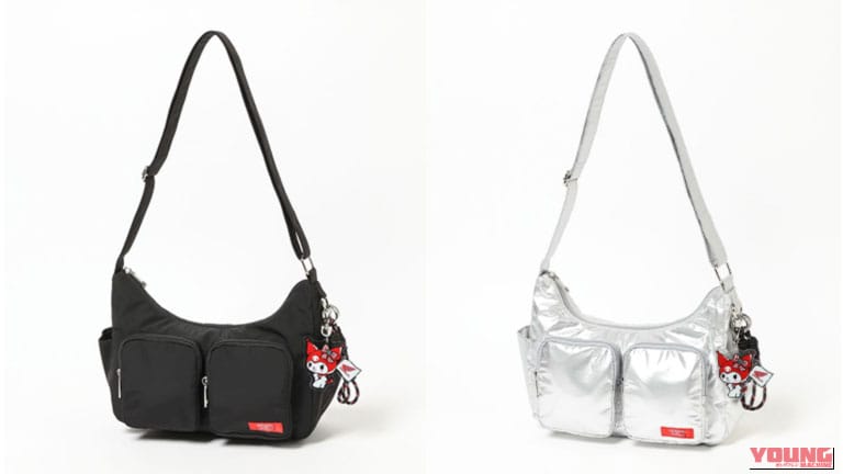 【Honda × Kuromi】チャーム付き撥水ショルダー｜Honda×クロミ×グローバルワークがコラボ！バイク女子必見の「普段使いしたい」アパレル＆雑貨5選