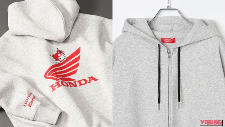 【Honda × Kuromi】ZIPフーディ｜Honda×クロミ×グローバルワークがコラボ！バイク女子必見の「普段使いしたい」アパレル＆雑貨5選