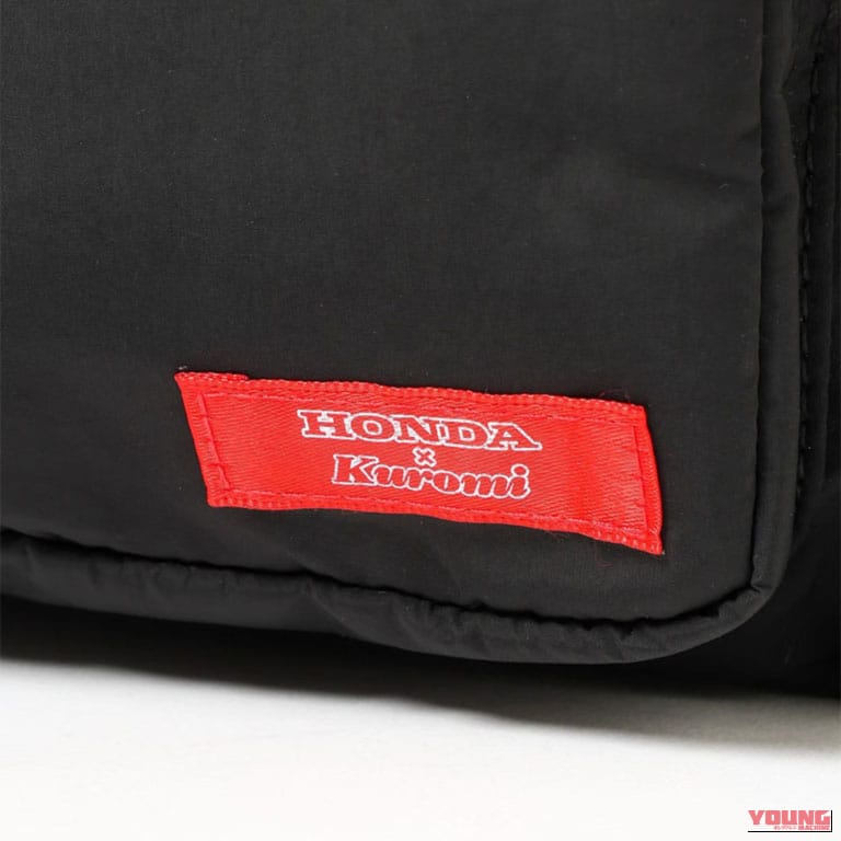 【Honda × Kuromi】チャーム付き撥水ショルダー｜Honda×クロミ×グローバルワークがコラボ！バイク女子必見の「普段使いしたい」アパレル＆雑貨5選